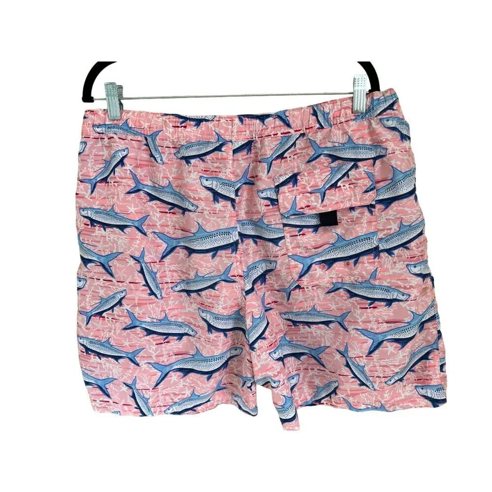 Vineyard Vines Tropical Tarpon Chappy Trunks Size large